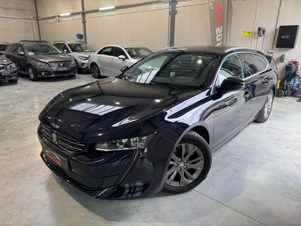 Peugeot 508 2.0 Hdi 163PK/AUTOMAAT/ALLURE/OHB/GARANTIE, Auto's, USB, 4 cilinders, Blauw, Leder en Stof