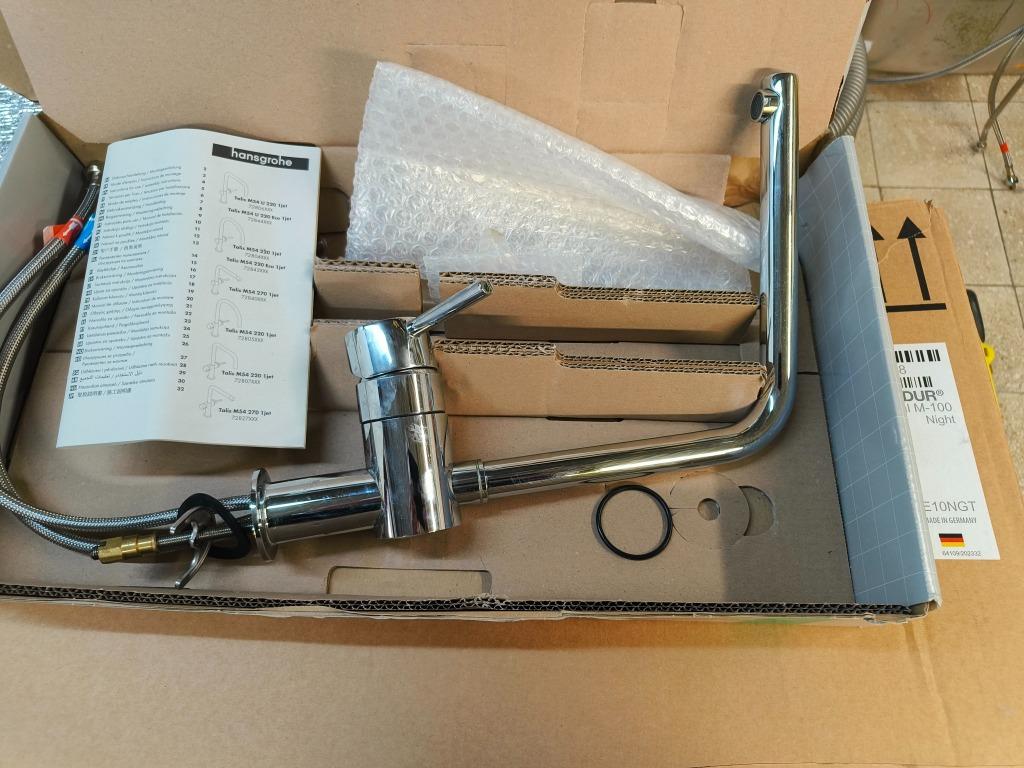NOUVEAU MÉLANGEUR DE CUISINE HANSGROHE TALIS M 54, Enlèvement ou Envoi, Neuf, Chrome, Robinet