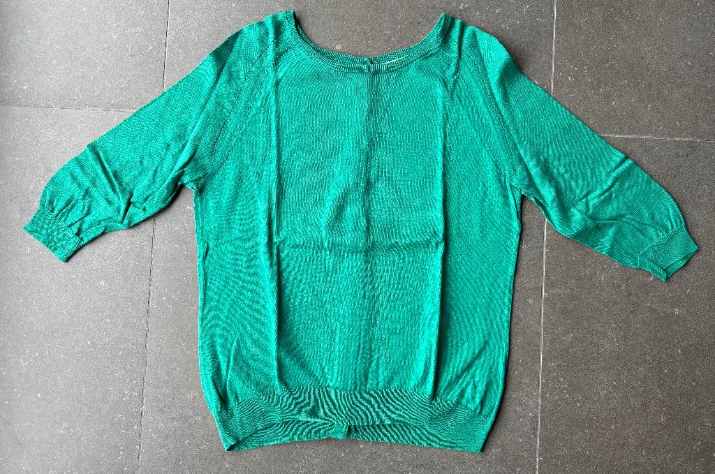 Truitje Nathalie Vleeschouwer, Taille 46/48 (XL) ou plus grande, Enlèvement ou Envoi, Comme neuf, Vert