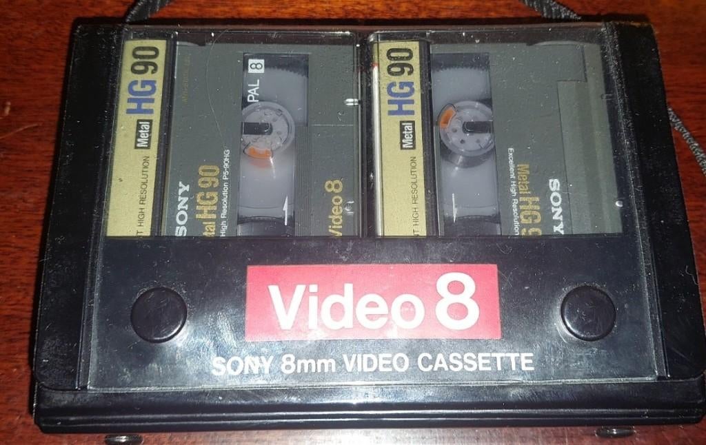 Sony Video8 Hi8 Metal HG90 cassettes + opbergmap NIEUW, Ophalen of Verzenden, Nieuw, Overige Merken