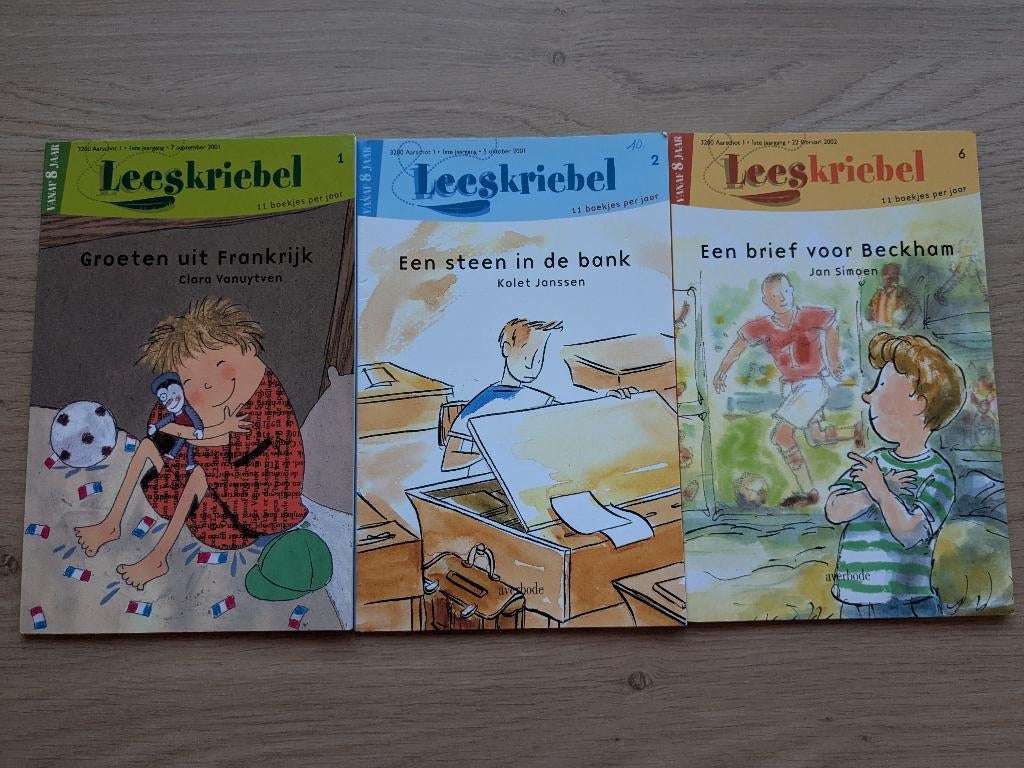 3 boekjes Leeskriebel - avi niveau 5, Boeken, Ophalen of Verzenden, Gelezen, Jan Simoens, Fictie algemeen