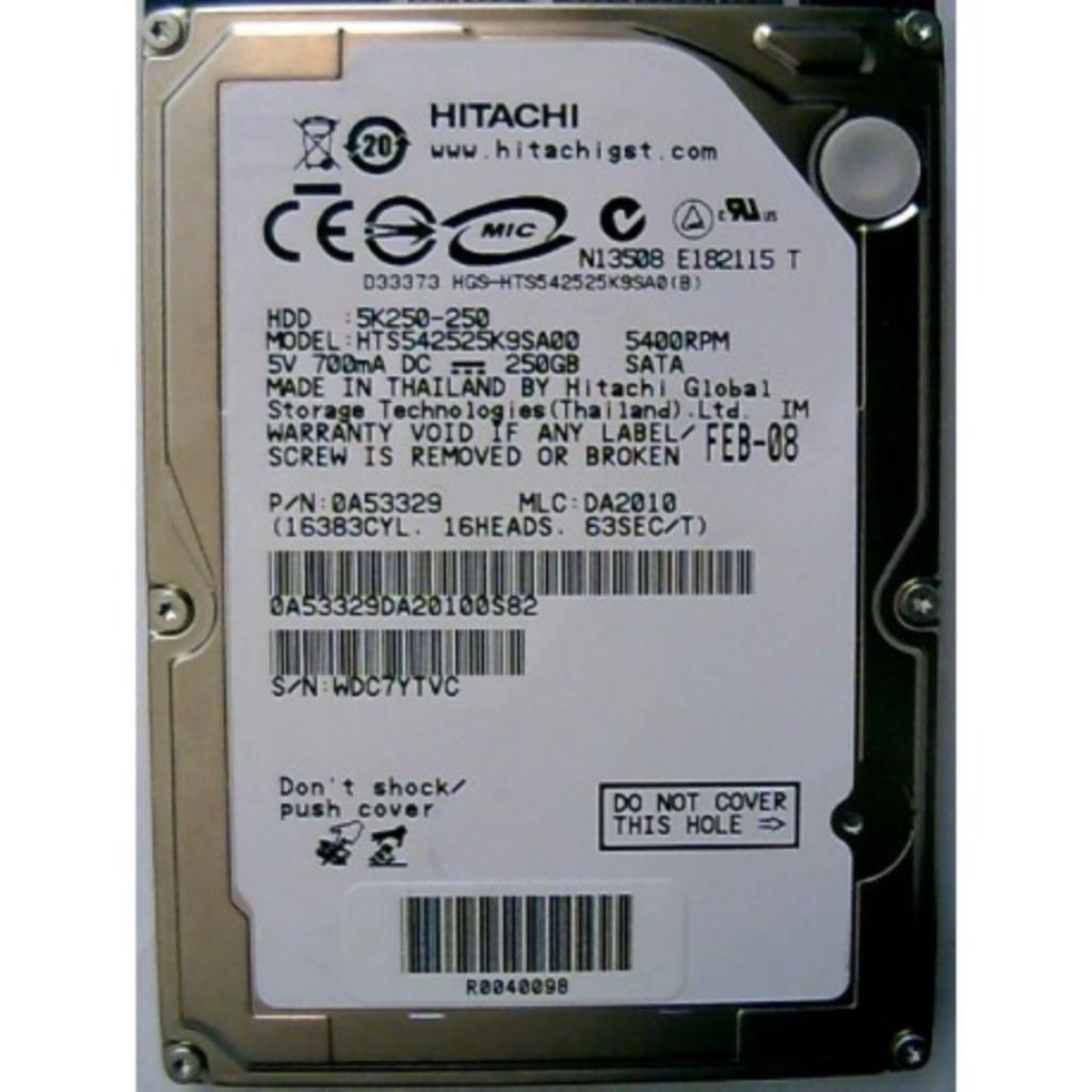 Disque dur 250 Go pour ordinateur portable Hitachi Travelsta, Informatique & Logiciels, Disques durs, Enlèvement ou Envoi, Interne