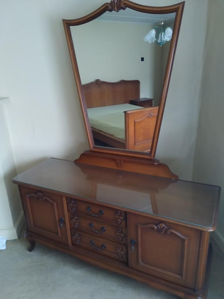 vintage slaapkamer 60 jaar oud, Ophalen, Gebruikt, Tweepersoons, Antieke klassieke stijl
