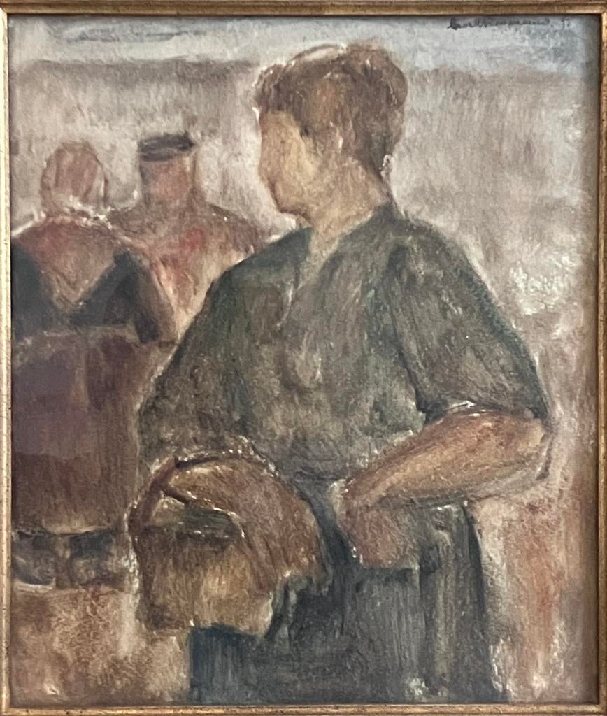 Aquarel Karel Rosseeuw (1891-1982), Antiek en Kunst, Kunst | Tekeningen en Fotografie, Ophalen of Verzenden