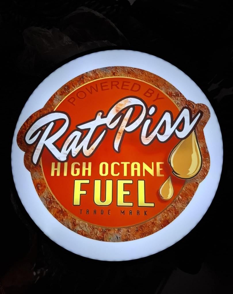 Rat piss fuel wand decoratie verlichting lamp en veel andere, Verzamelen, Merken en Reclamevoorwerpen, Nieuw, Lichtbak of (neon) lamp