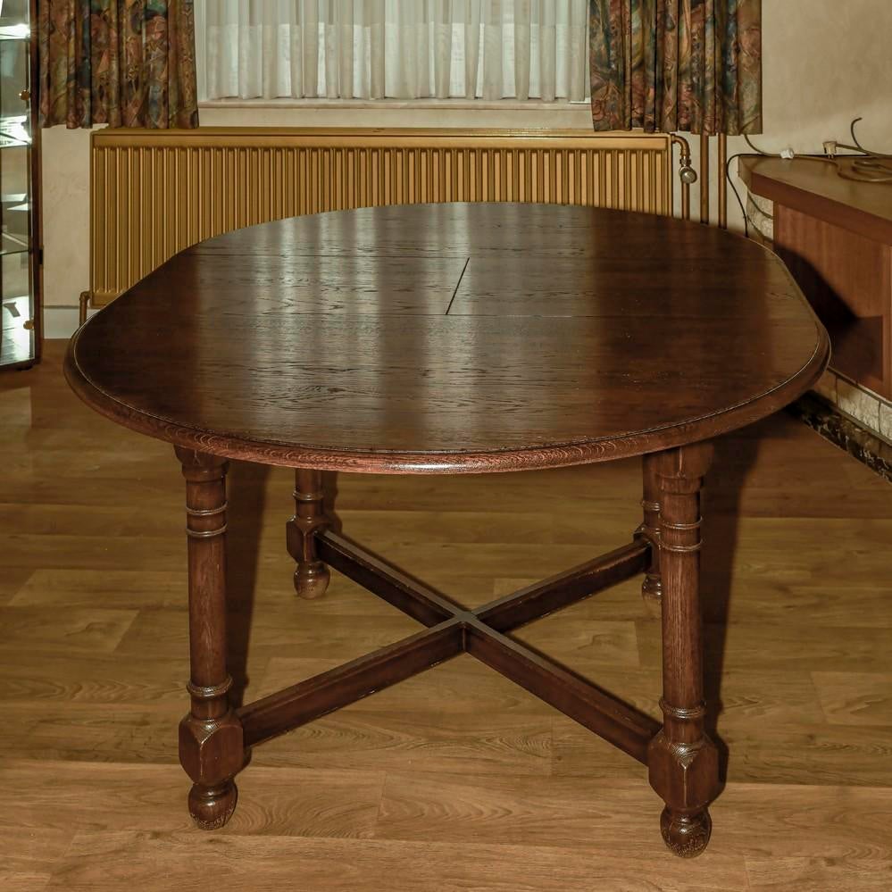 Engelse stijl tafel, Ophalen