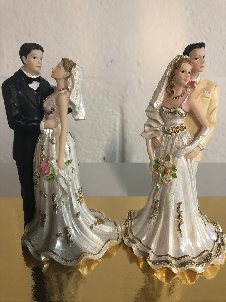 Taartdecoratie : Bruidspaar, Ophalen of Verzenden, Brood en Banket