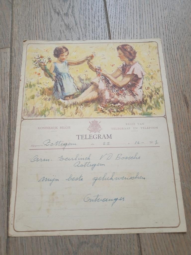 Telegram Zottegem, Verzamelen, Ophalen of Verzenden