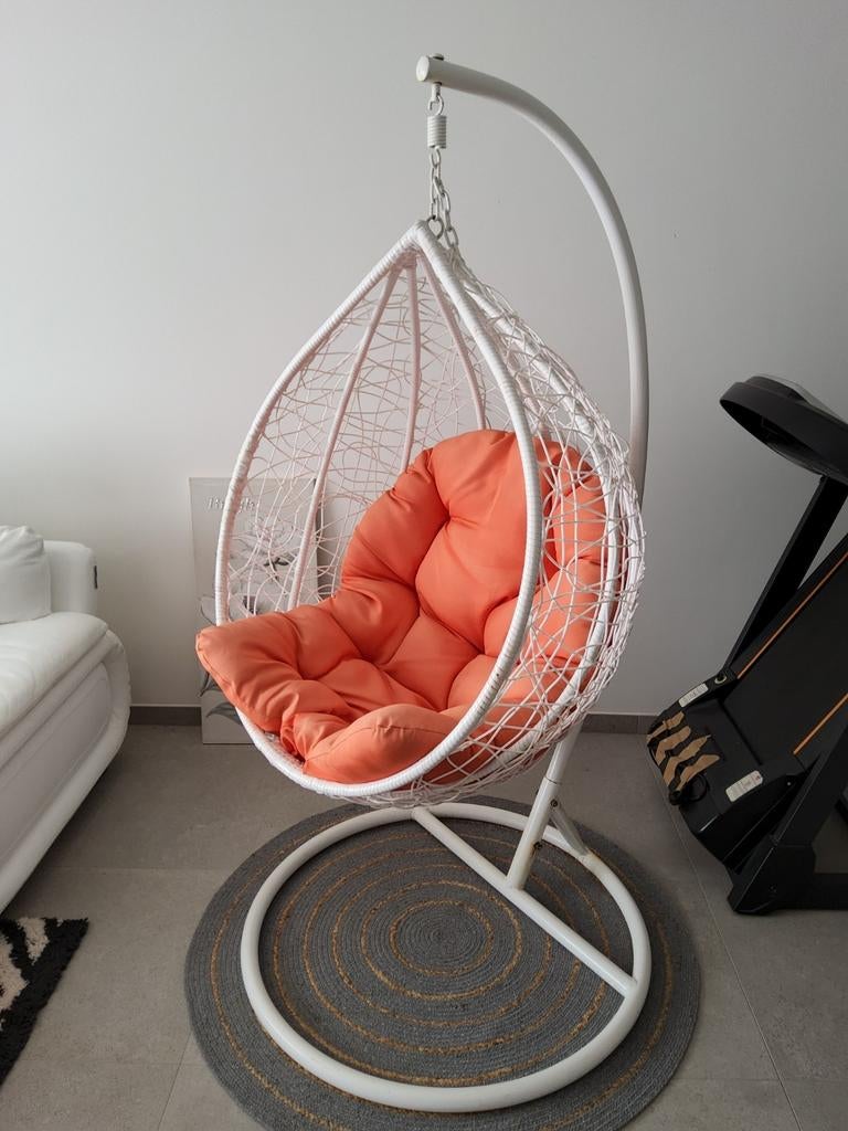 Fauteuil suspendu, Enlèvement, Utilisé, Métal