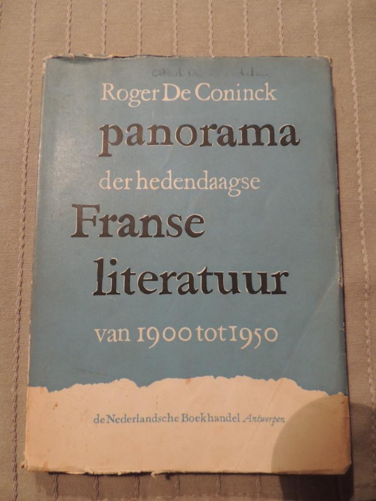 Panorama der hedendaagse Franse literatuur van 1900 tot 1950, Ophalen of Verzenden, Gelezen, Dr. Roger De Coninck