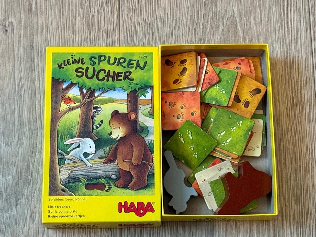 Gezelschapsspel: Kleine spurensucher (HABA), Hobby en Vrije tijd, Drie of vier spelers, Ophalen of Verzenden, Nieuw, HABA