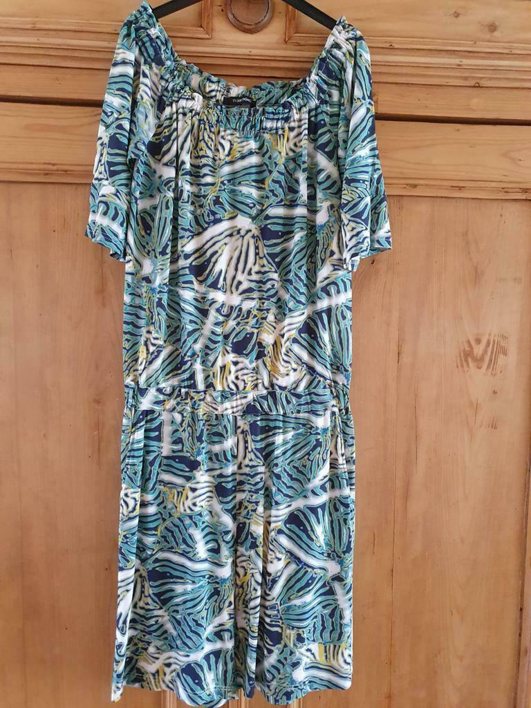 Blauw/groen/witte jumpsuit maat 36 MARIE MÉRO, Kleding | Dames, Ophalen of Verzenden, Zo goed als nieuw, Maat 36 (S), Overige kleuren