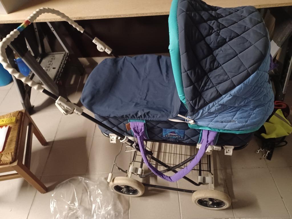 vintage kinderwagen, Enfants & Bébés, Poussettes & Combinaisons, Autres marques, Tige de poussée réglable, Enlèvement, Utilisé