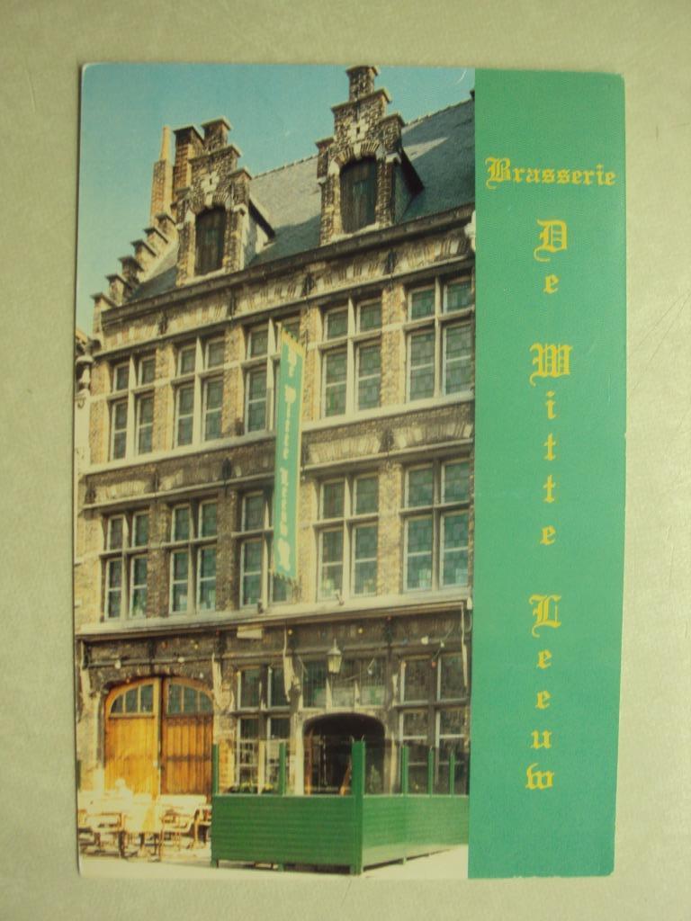 46985 - GENT -BRASSERIE DE WITTE LEEUW -100 BELGISCHE BIEREN, Envoi