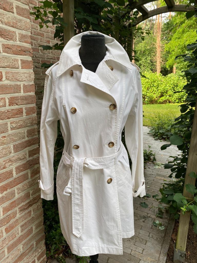 Scapa offwhite trench coat - 36, Scapa, Beige, Ophalen of Verzenden, Zo goed als nieuw