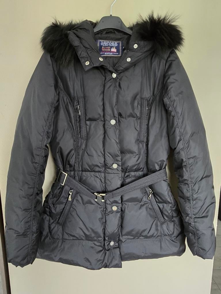 Nieuwe zwarte winterjas River Woods maat S, Kleding | Dames, River Woods, Zwart, Nieuw, Ophalen of Verzenden