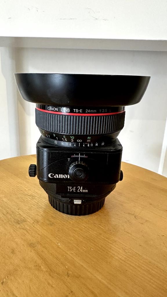Canon TS-E 24mm f/3.5 L, Audio, Tv en Foto, Foto | Lenzen en Objectieven, Ophalen, Zo goed als nieuw, Overige typen