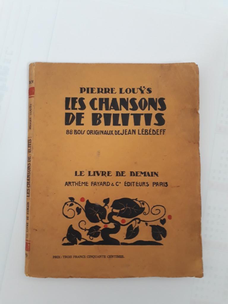 De liederen van Bilitis + lithografieën    1930, Ophalen of Verzenden