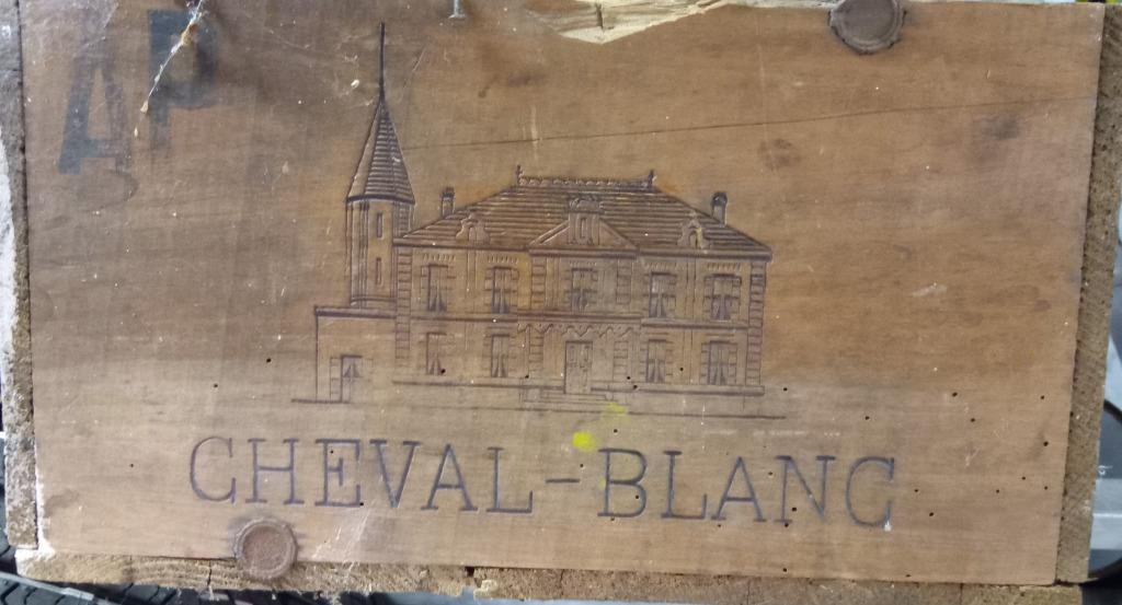CAISSE ORIGINALE DE CHATEAU CHEVAL BLANC, Collections, Enlèvement, France, Vin rouge, Utilisé