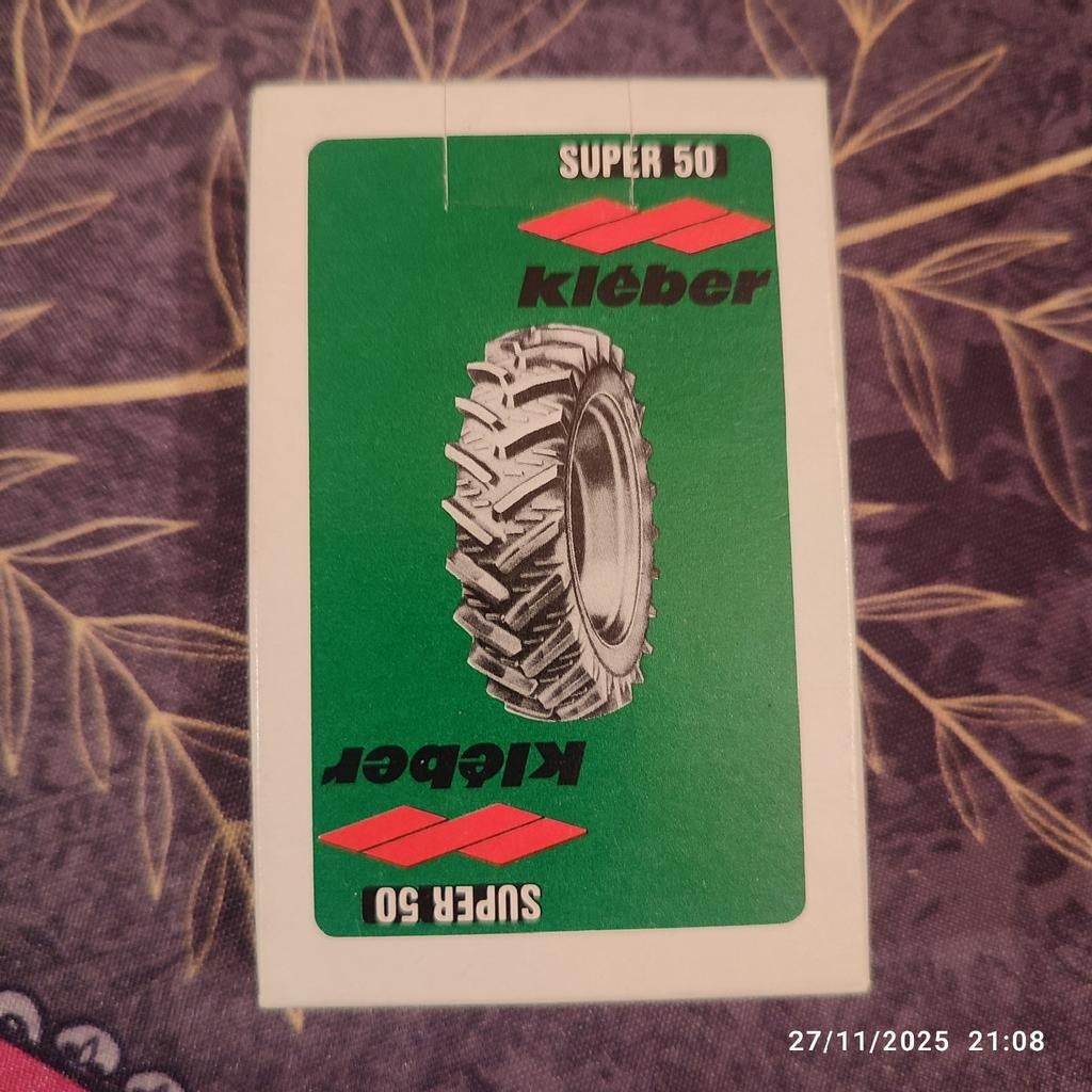 Un jeu de cartes PNEUS  KLÉBER  ., Enlèvement ou Envoi, Neuf, Carte(s) à jouer