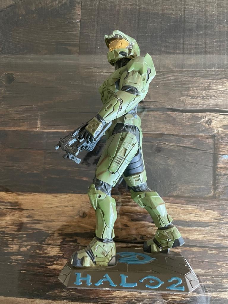 HALO 2 MASTER CHIEF LIM. STATUE VAN OXMOX MUCKLE - 33CM, Enlèvement, Comme neuf