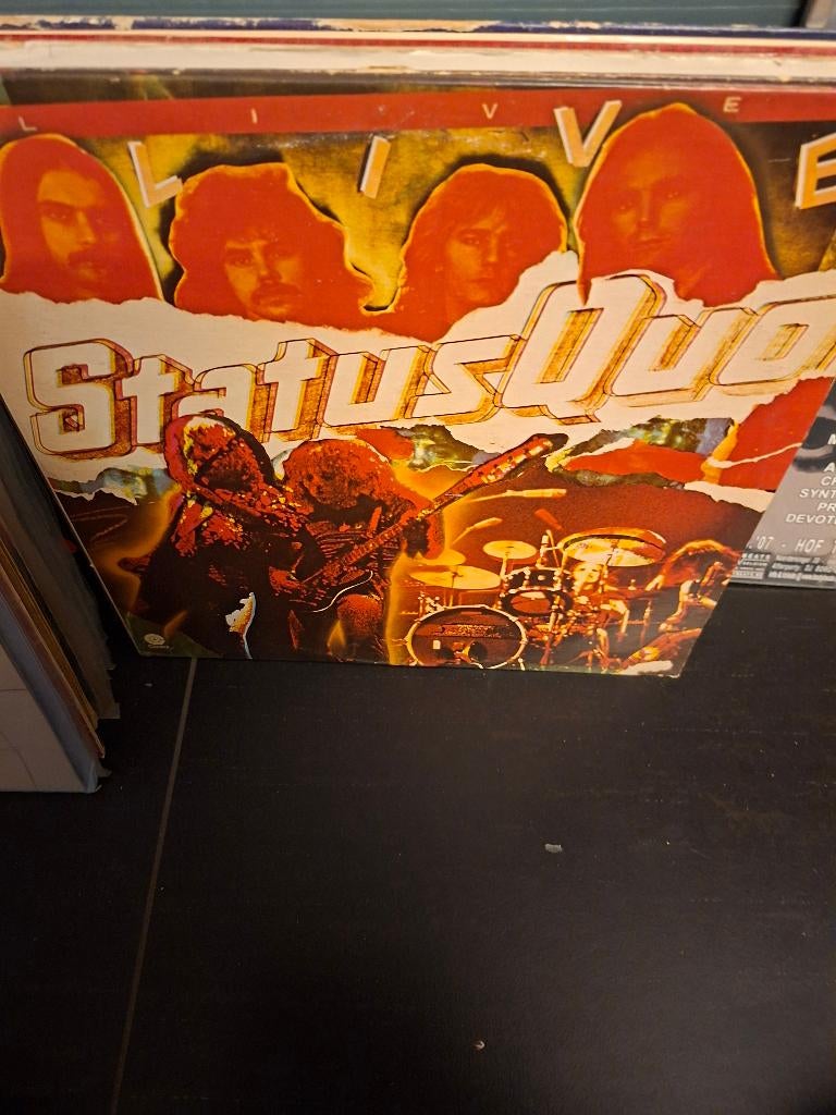 lp - status quo - live - 2lp - bak 3, Ophalen of Verzenden, Gebruikt