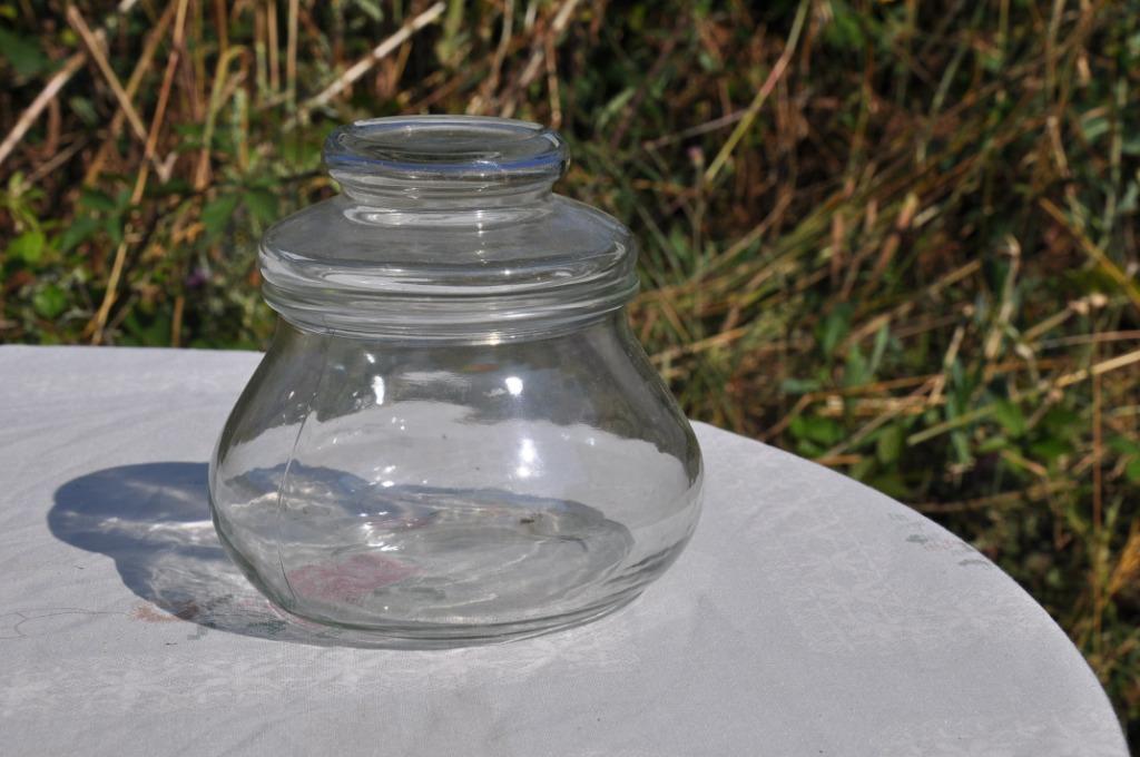 bonbonniere forme boule en verre, Antiquités & Art, Enlèvement ou Envoi