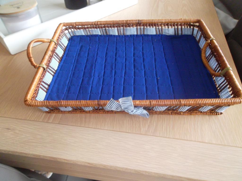 Panier rectangulaire 45 x 34 cm, Enlèvement ou Envoi, Neuf, Rectangulaire, Bois