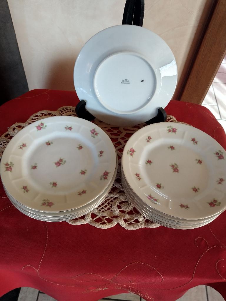 12 vintage Art Deco borden van Victoria Tsjechoslowakije, Antiek en Kunst, Ophalen