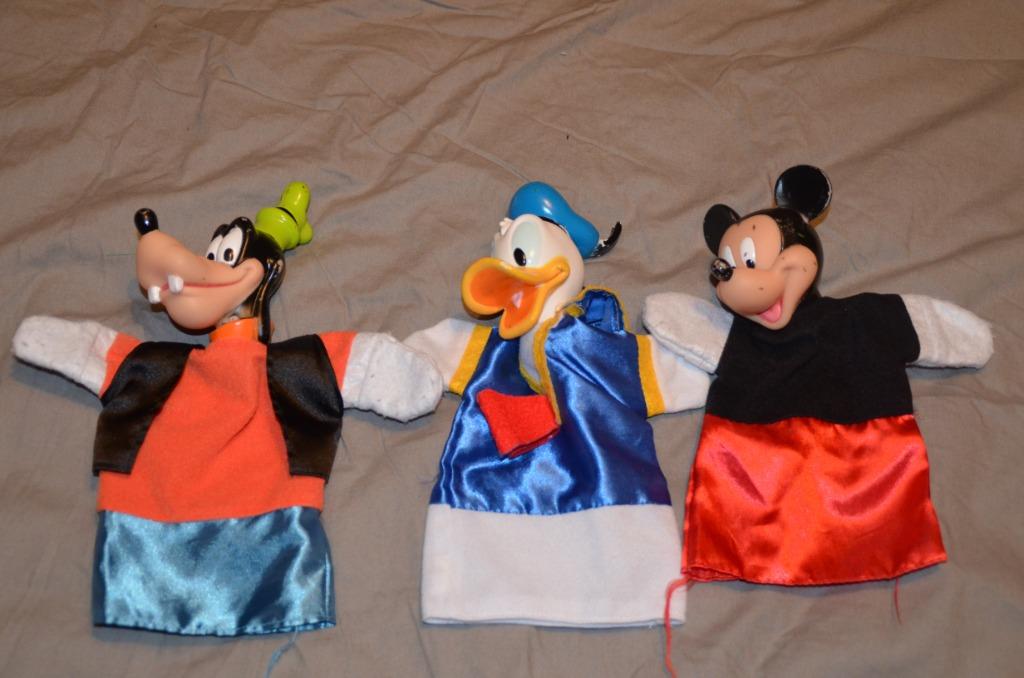 poppenkast poppen: Disney, Ophalen of Verzenden, Gebruikt, Overige typen