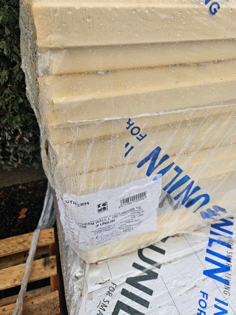 Isolatieplaten Unilin Utherm Wall 15platen 120x60cm 10cm dik, Ophalen