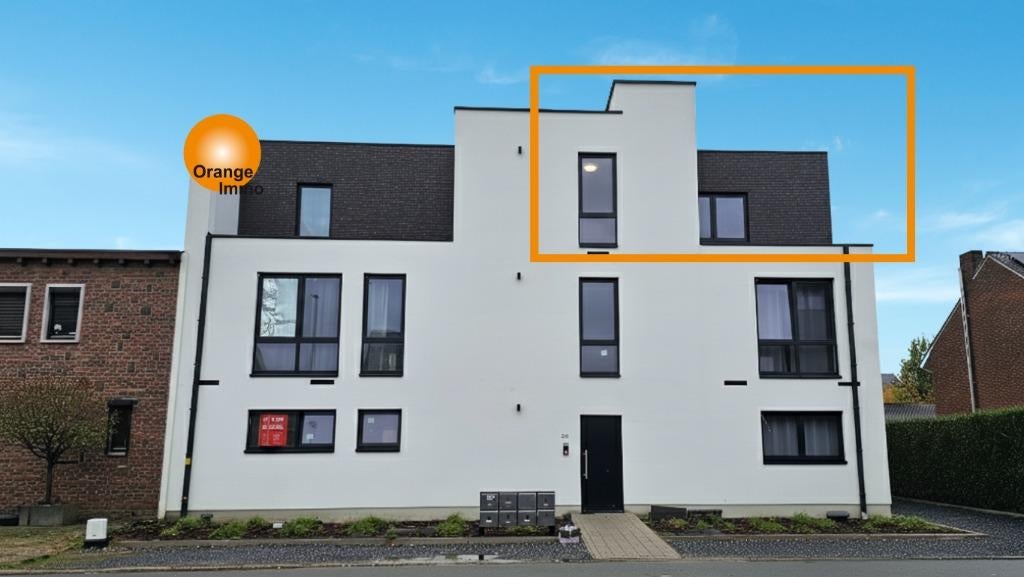 Appartement op tweede verdieping met zonnig terras., 63 m², Maasmechelen, Jusqu'à 200 m², 2 pièces