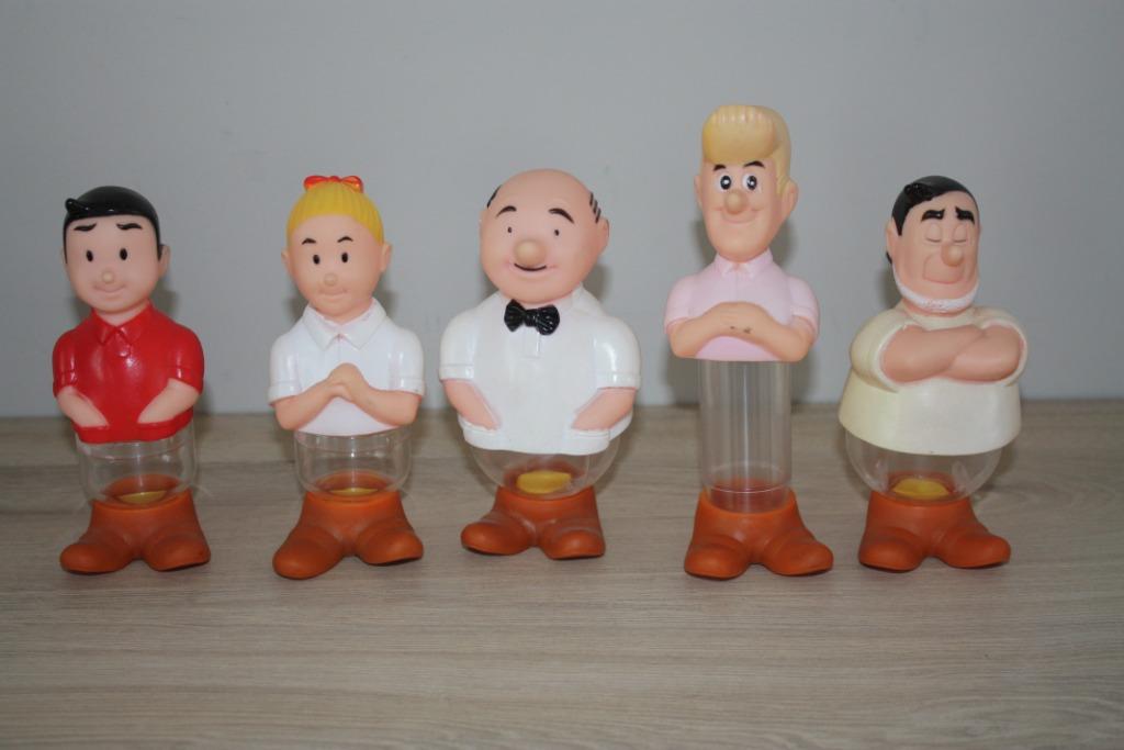 Smarties , snoepfiguren Suske en Wiske , reeks v 5 ,+- 12 cm, Verzamelen, Ophalen of Verzenden, Suske en Wiske, Gebruikt, Overige typen