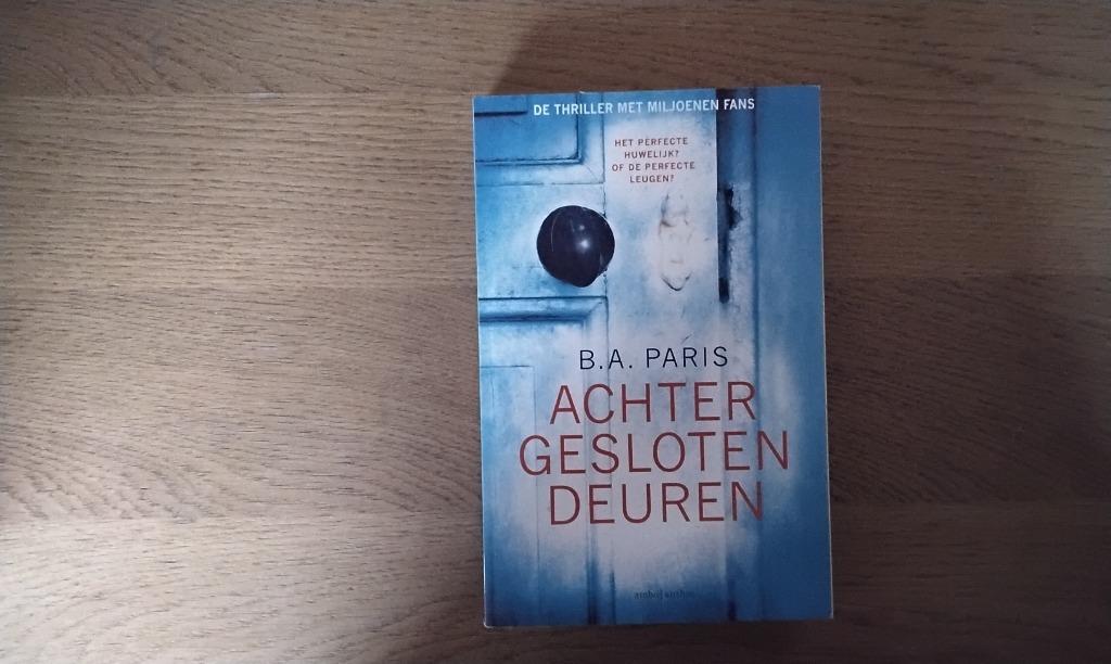 Achter gesloten deuren - B.A Paris, Enlèvement ou Envoi, Neuf