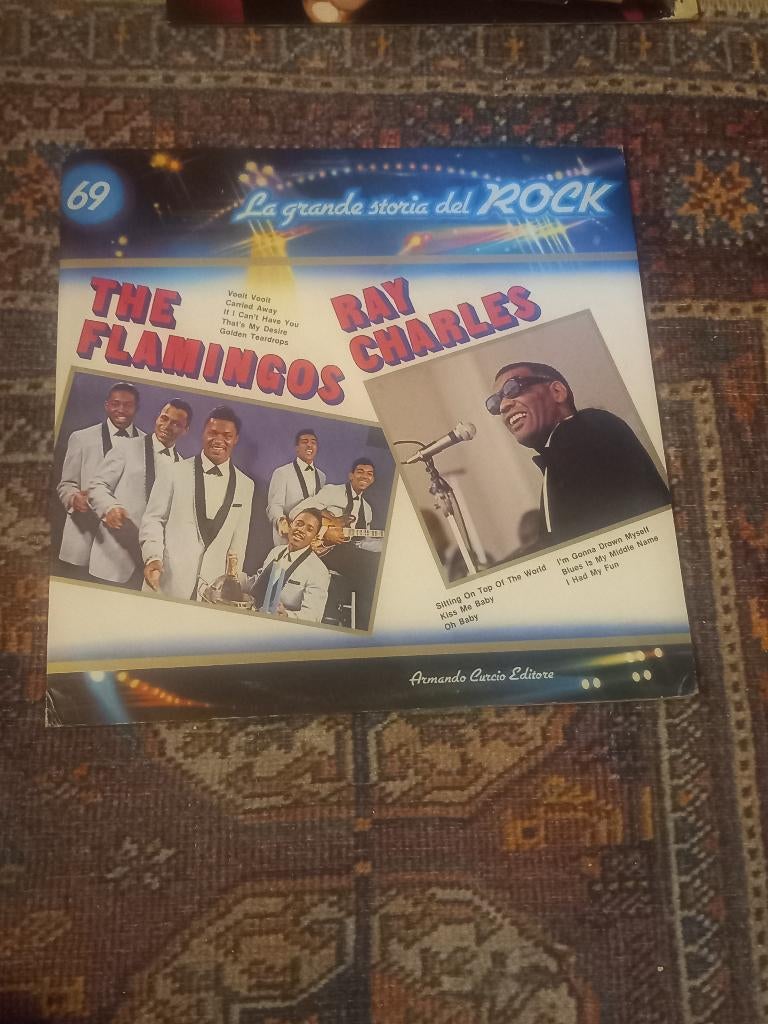 Lp van The Flamingos / Ray Charles, Ophalen of Verzenden, Zo goed als nieuw, Overige formaten
