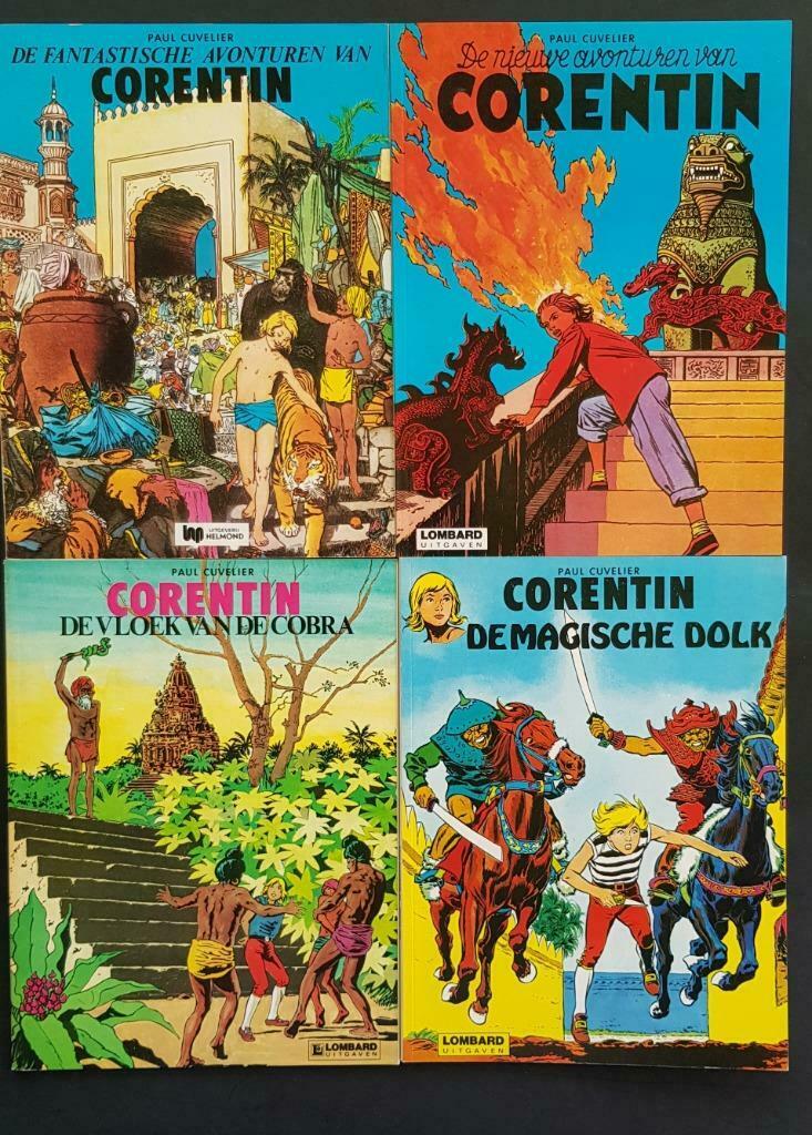 Strips Corentin Albatros Cuvelier Le Lombard, Boeken, Stripverhalen, Meerdere stripboeken, Ophalen, Zo goed als nieuw, Cuvelier