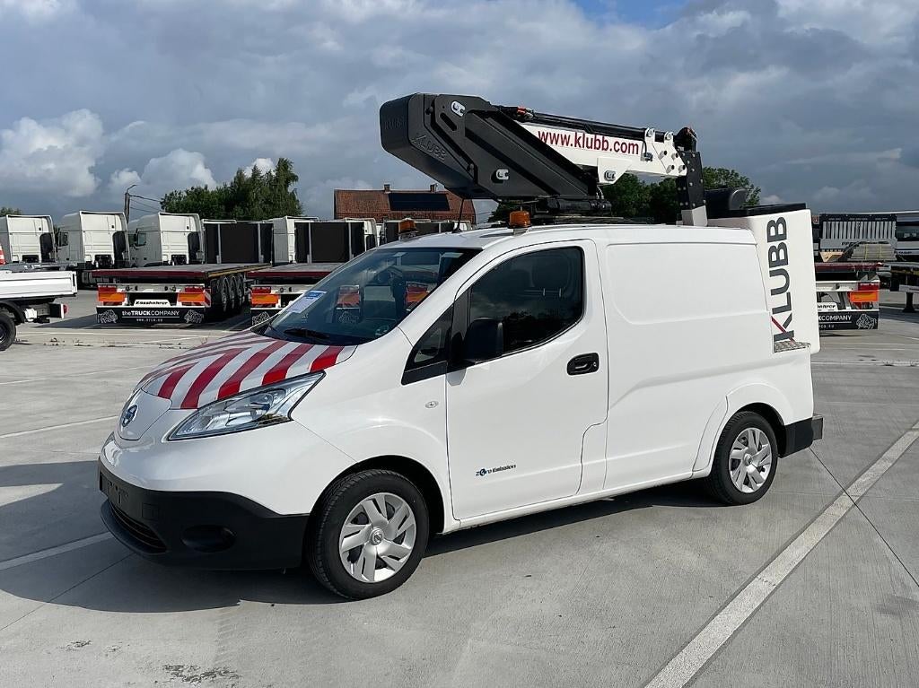 Nissan E-NV200 hoogtewerker, Auto's, Bestelwagens en Lichte vracht, Automaat, Wit, 2 zetels, 2 deurs