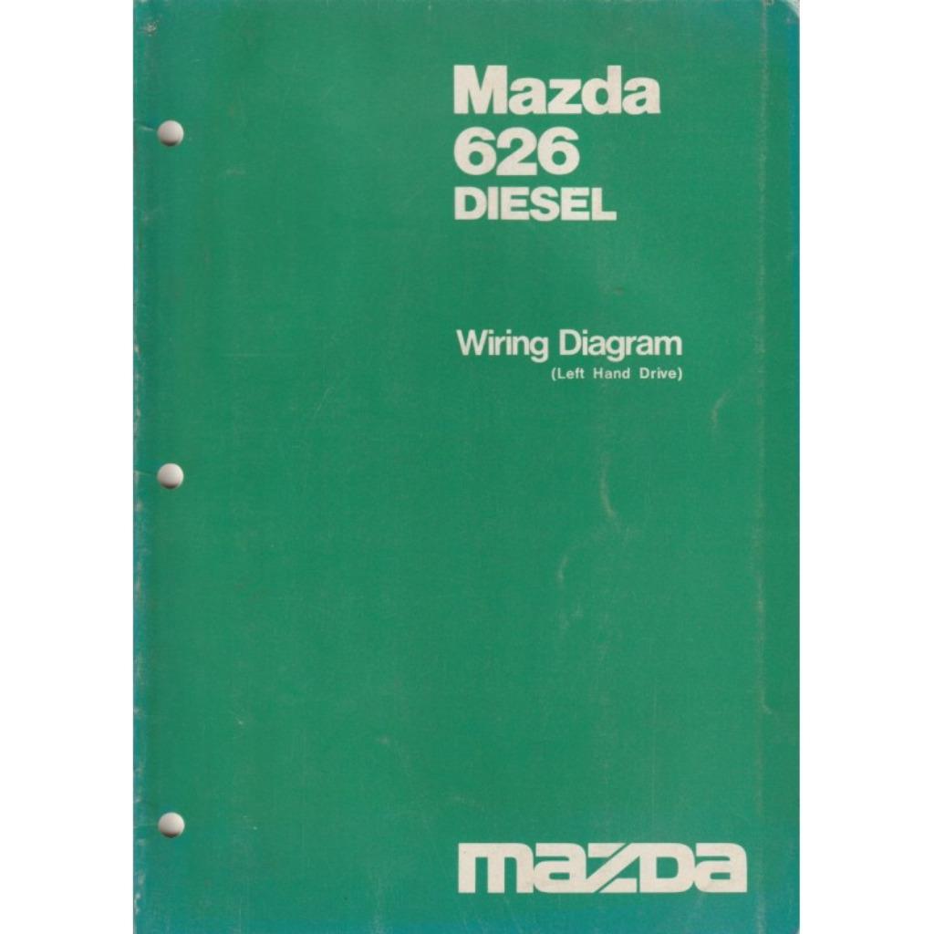 Mazda 626 Diesel - Wiring Diagram, Enlèvement ou Envoi, Mazda, Utilisé, Mazda