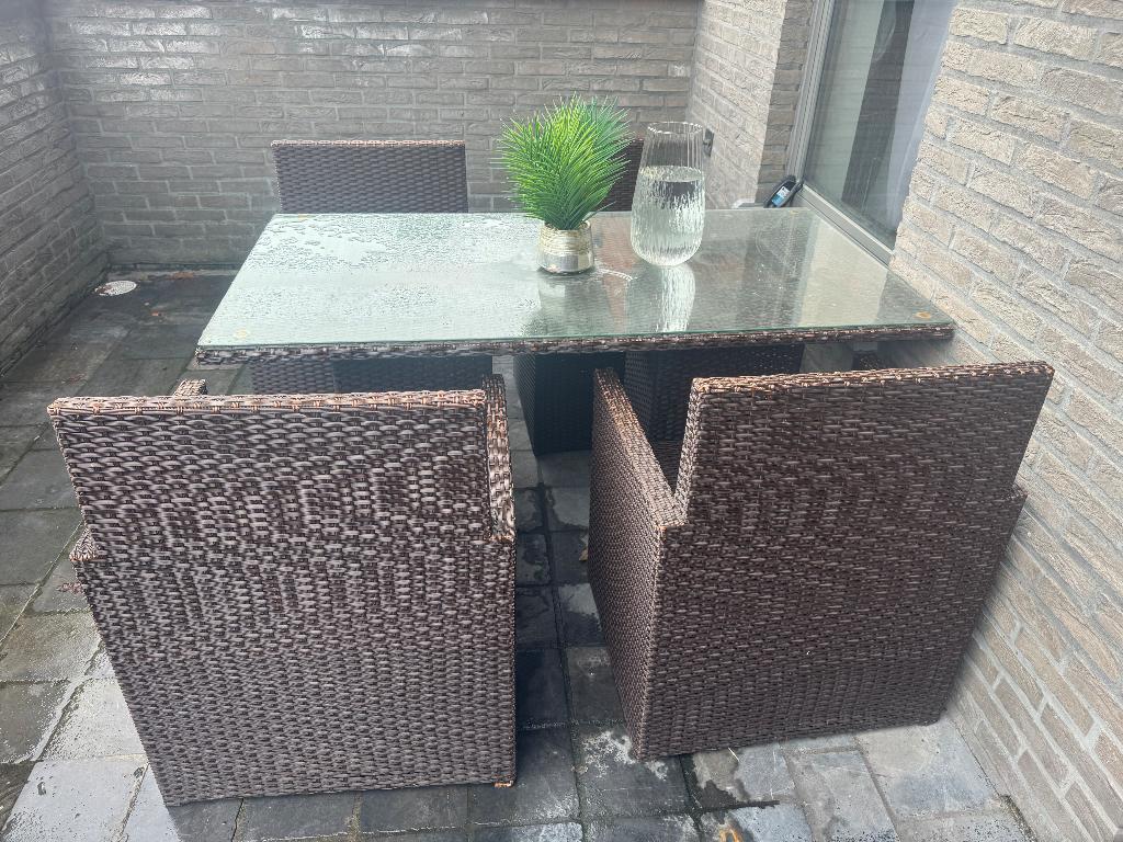 Tuinstoelen+tafel, Auto's, Particulier, Te koop