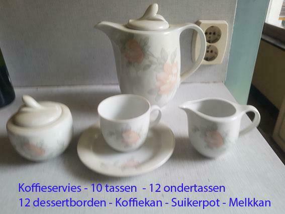 Koffieservice, Ophalen of Verzenden, Zo goed als nieuw