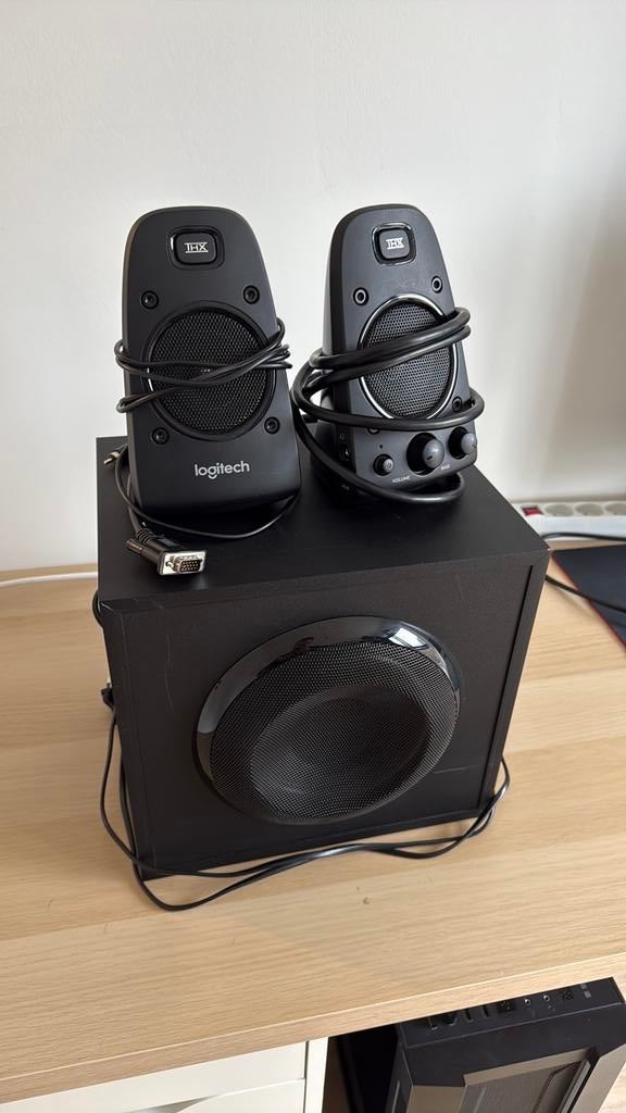 Logitech Z623 computerspeakers, Enlèvement, Comme neuf