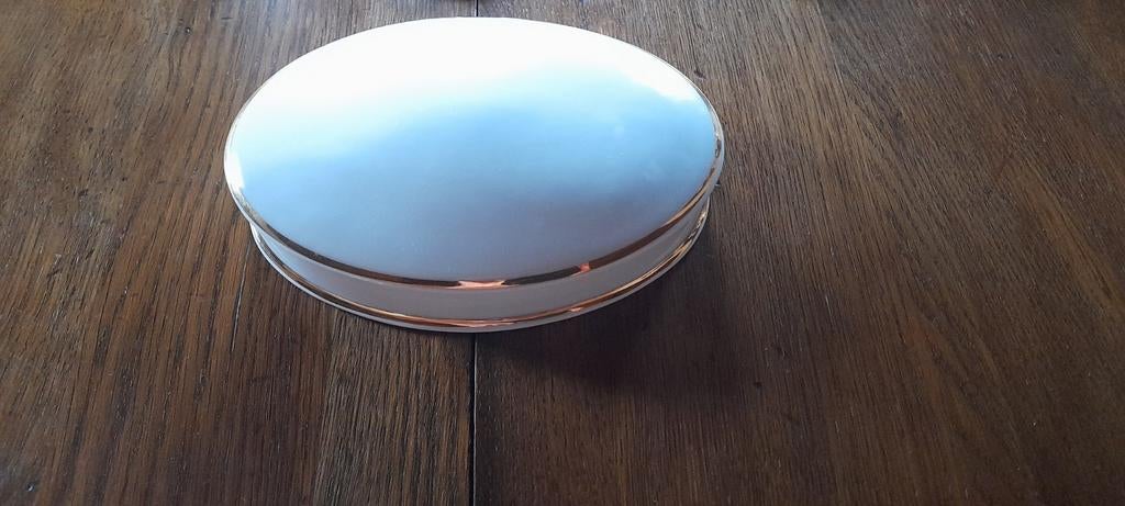 Bonbonnière in porcelaine de Limoge met gouden rand, Antiek en Kunst, Antiek | Porselein, Ophalen