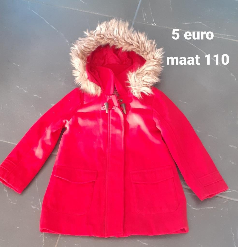 Winterjas meisjes maat 110. 5 euro., Kinderen en Baby's, Ophalen of Verzenden, Gebruikt