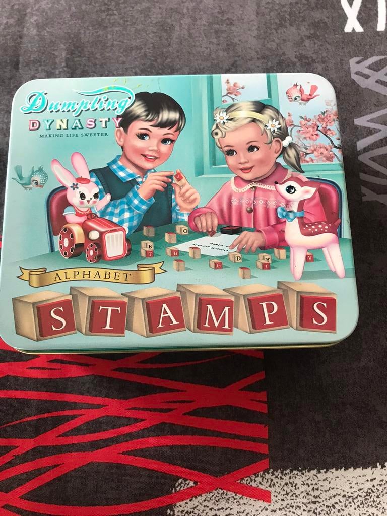 Dumpling dynasty alphabet stamps, Ophalen of Verzenden, Zo goed als nieuw, Taal en Lezen