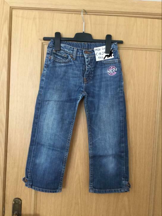 Meisjesjeans 3/4 - Mer Du Nord - Maat 146, Kinderen en Baby's, Broek, Meisje, Ophalen of Verzenden, Zo goed als nieuw