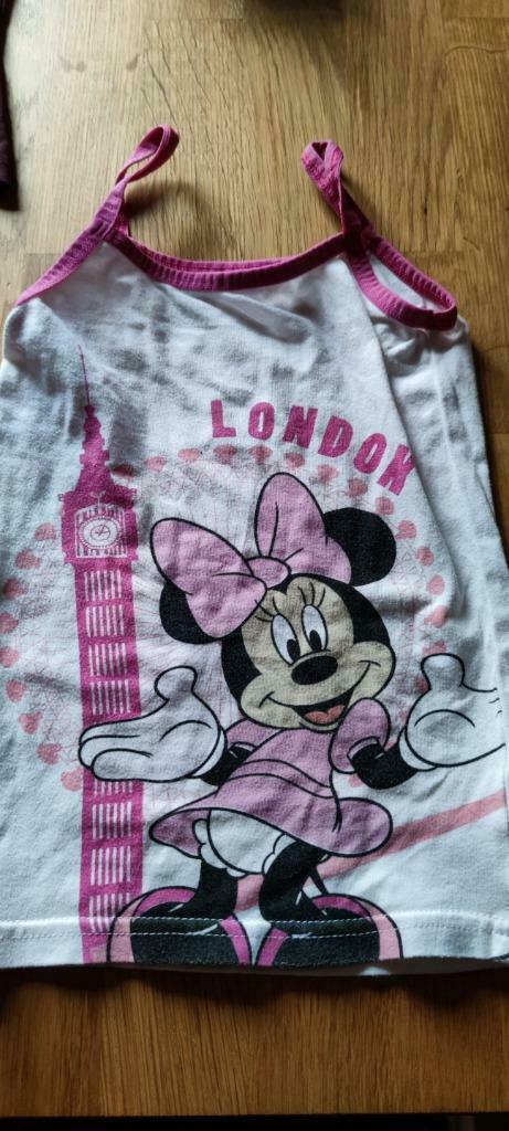 Set onderhemdjes topjes mickey mouse 110 116 104 110, Enlèvement ou Envoi, Vêtements de nuit ou Sous-vêtements, Utilisé, ANDERE