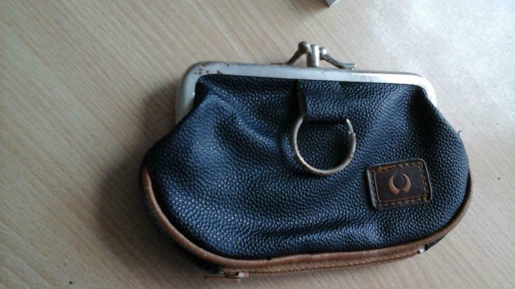 porte-monnaie cuir  10x15cm, Enlèvement ou Envoi, Comme neuf, Noir, Cuir