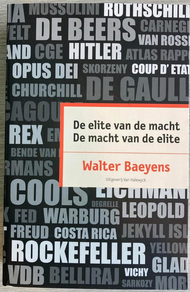 De elite van de macht, de macht van de elite, Ophalen of Verzenden, Zo goed als nieuw, Walter Baeyens