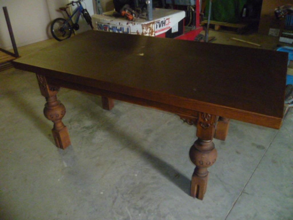 groote TAFEL VERLENGBAAR, Ophalen
