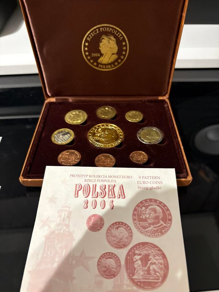 Euro Coins - Prototype Polen 2004 (limited edition), Ophalen of Verzenden, Overige landen, Overige waardes, Setje